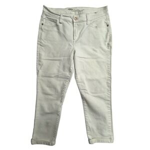 Old Navy The Sweetheart White Mid Rise Regular Fit Jeans Size 6 Standard